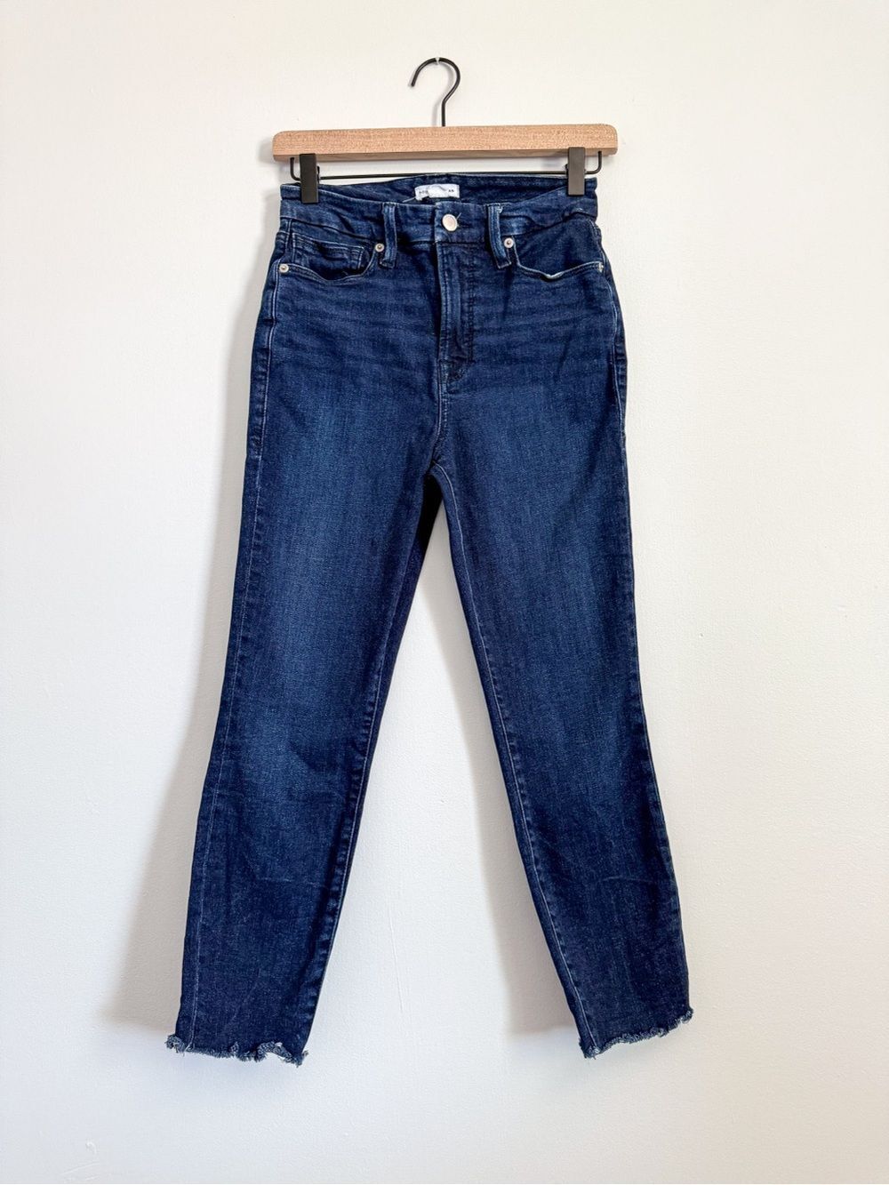 Good American Good Petite Skinny Dark Wash Size 6/28